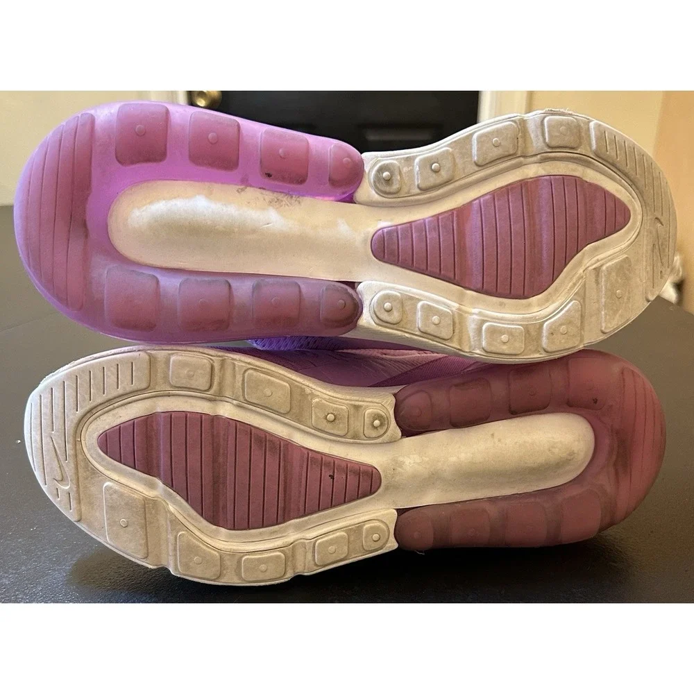 Nike Air Max 270 Womens Purple Size 7Y Slip On Style‎ Code 943345-501 Year 2023